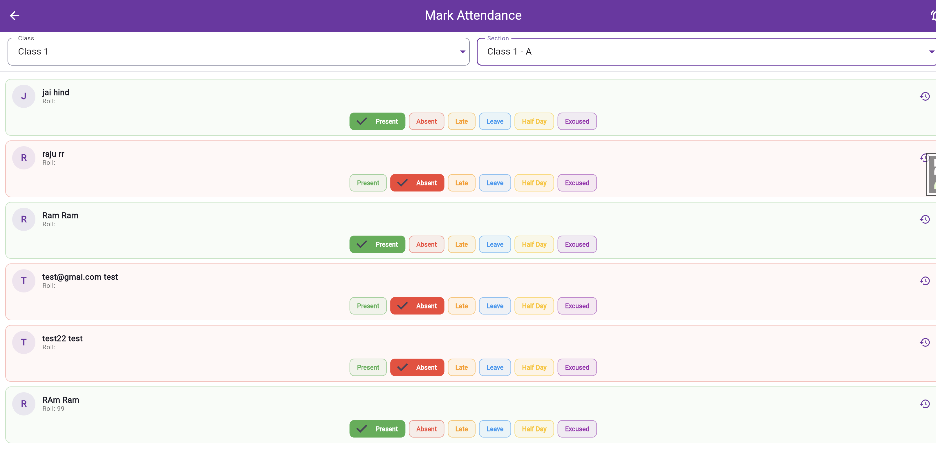 Mark Student Attendance App India 2026 — One-Click Class Attendance — EduGradUP